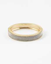 Load image into Gallery viewer, Two Toned Hinged Bangle