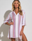 Boyfriend Shirt Multi Stripe