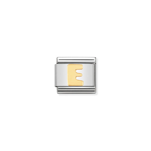 Composable Classic 18k Gold Letter E
