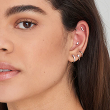 Load image into Gallery viewer, Silver Sparkle Crawler Single Earring