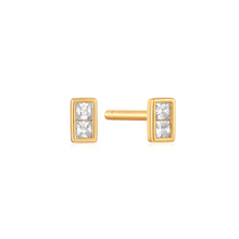 Load image into Gallery viewer, Gold Glam Mini Stud Earrings