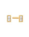 Gold Glam Mini Stud Earrings