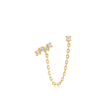 Load image into Gallery viewer, Gold Celestial Chain Single Earring