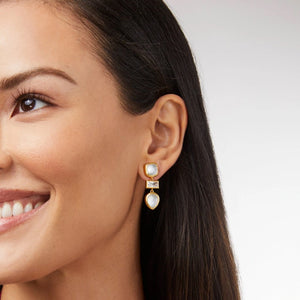 Antonia Tier Earring - Clear Crystal