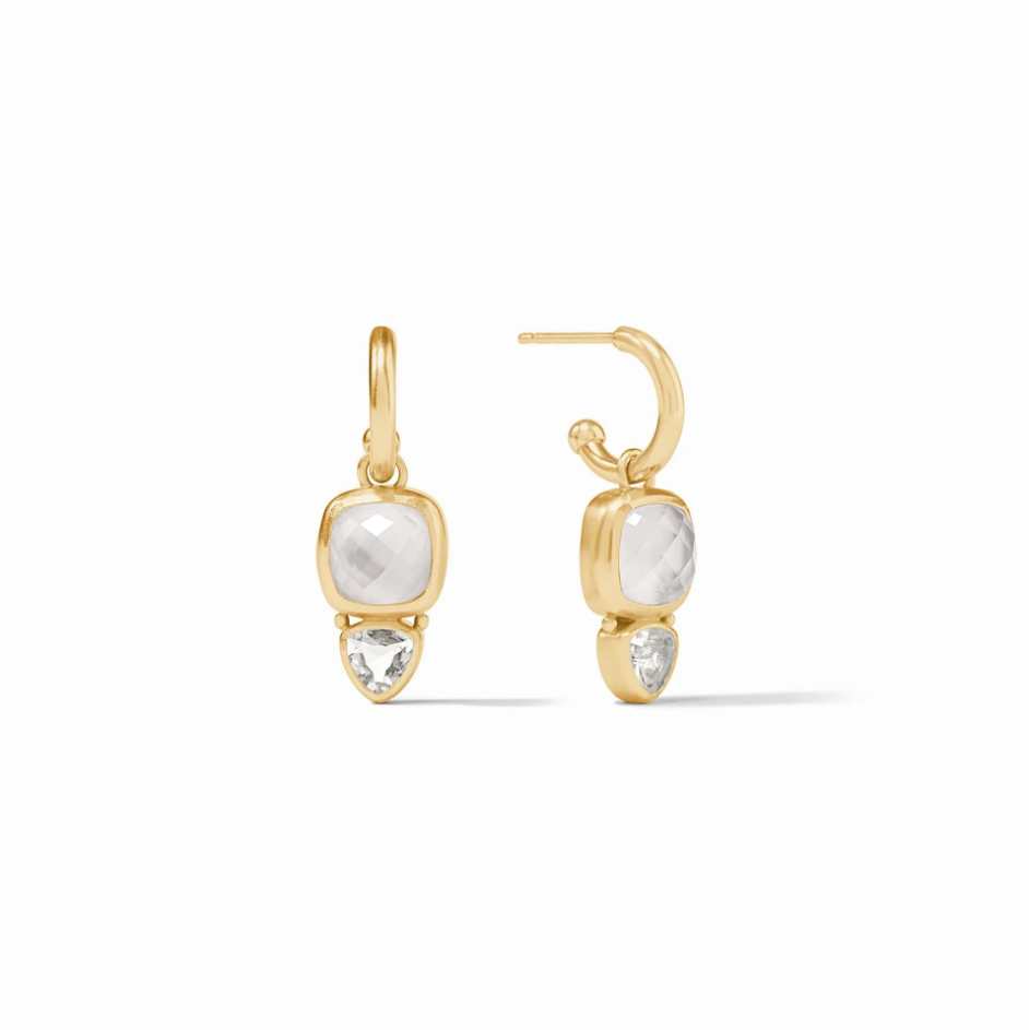 Aquitaine Duo Hoop &amp; Charm Earring