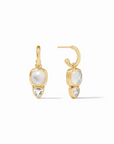 Aquitaine Duo Hoop & Charm Earring