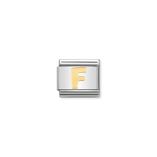 Composable Classic 18k Gold Letter F