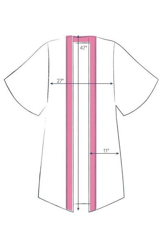 Hummingbird Kimono Gown - Aqua