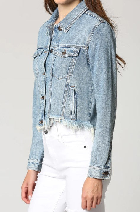 Rebel Classic Cropped Jean Jacket