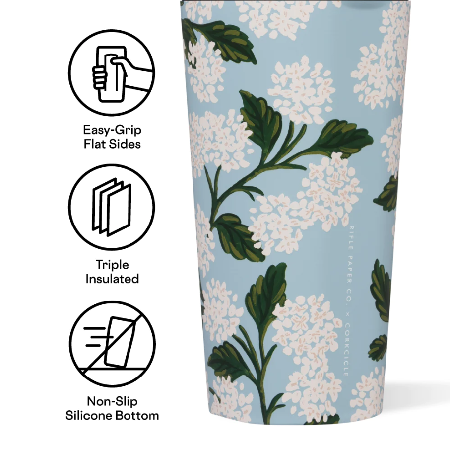 Rifle Paper Co. 16oz Tumbler - Hydrangea