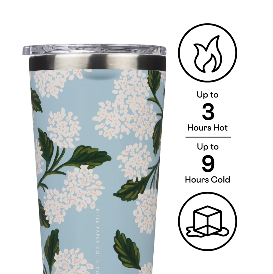 Rifle Paper Co. 16oz Tumbler - Hydrangea