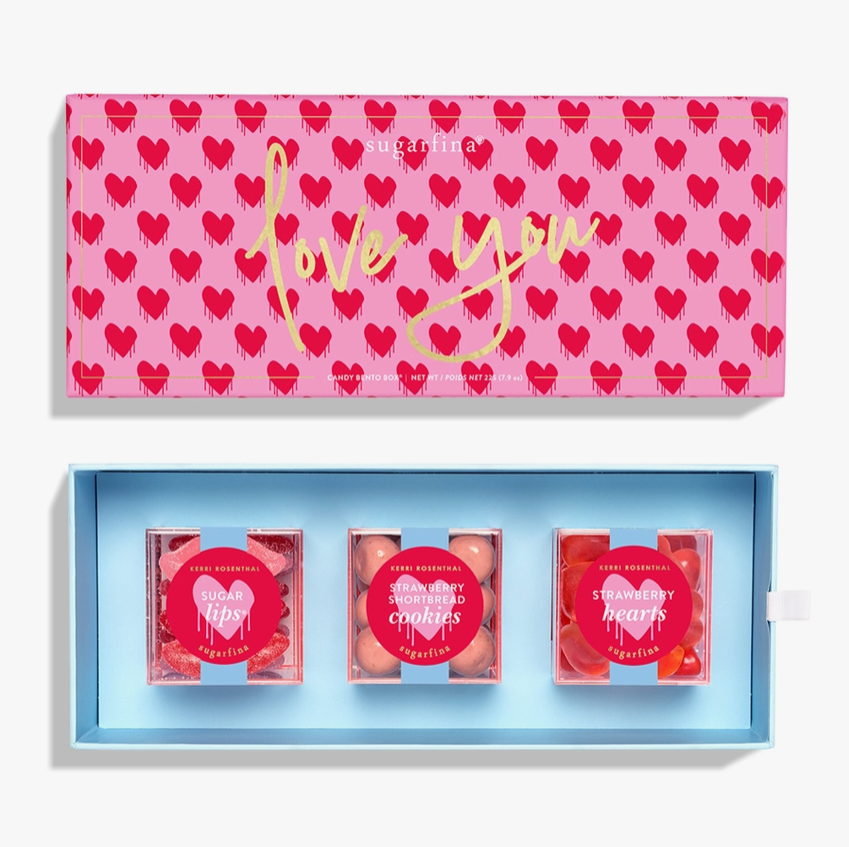 Love You - 3pc Candy Bento Box