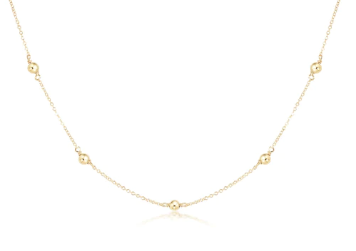 15" Simplicity Chain - Classic 4MM Gold