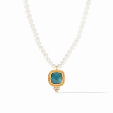 Load image into Gallery viewer, Tudor Delicate Necklace - Peacock Blue