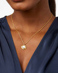 Astor Solitaire Necklace - Black