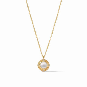 Astor Solitaire Necklace - Clear Crystal