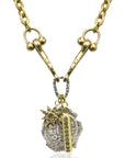 Gold Cluster Molat Horsebit Necklace