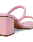 Pink Parker Double Strap Heel