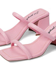 Pink Parker Double Strap Heel