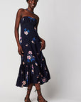 Midnight Rosie Posie Midi Dress