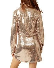 Load image into Gallery viewer, Sophie Sequin Mini Dress Champagne