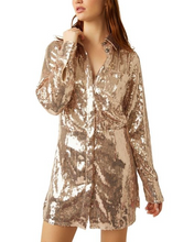 Load image into Gallery viewer, Sophie Sequin Mini Dress Champagne
