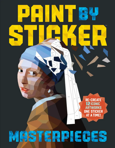 Paint By Stickers Book - Masterpieces