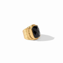 Load image into Gallery viewer, Tutor Statement Ring - Obsidian Black