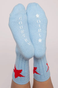 Country Girl Knit Socks
