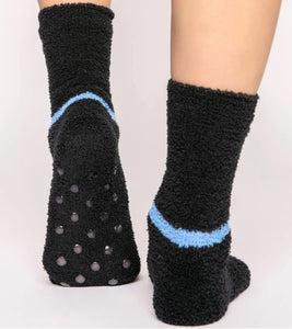 Charcoal Kitty Plush Socks