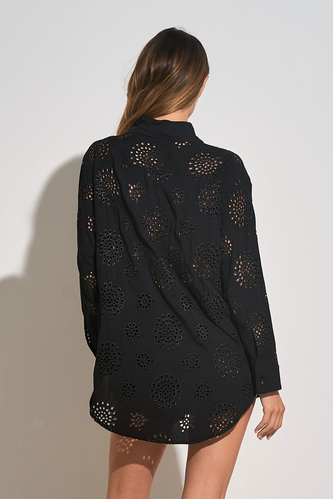 Boyfriend Eyelet Cover Up