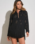 Boyfriend Eyelet Cover Up