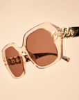 Luxe Rylee Nude/Tortoiseshell Sunglasses