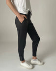 Coated Zip Jogger Pants