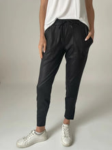 Load image into Gallery viewer, Coated Zip Jogger Pants