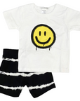 Drippie Smiley Shirt & Short Set
