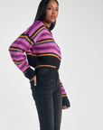 Cropped Crewneck Sweater