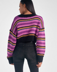 Cropped Crewneck Sweater