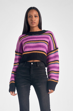 Load image into Gallery viewer, Cropped Crewneck Sweater