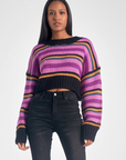 Cropped Crewneck Sweater