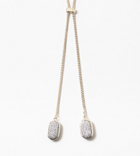 Load image into Gallery viewer, Pave Charm Bolo tie