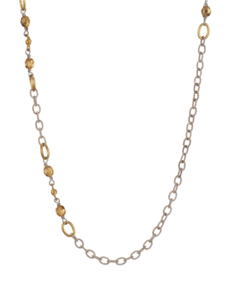 Miraculous Chain - Preciosa Gold Beads - 28 Inch