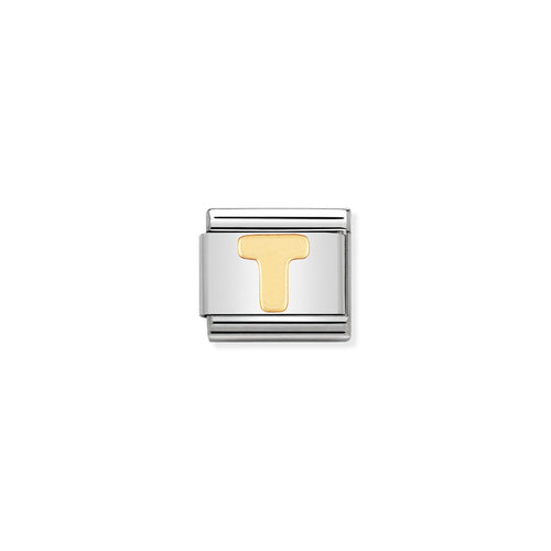 Composable Classic 18k Gold Letter T
