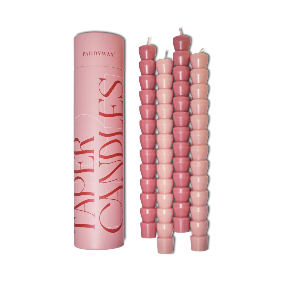 Pink & Blush Taper Candle Set