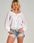 Long Sleeve Peasant Top