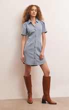 Load image into Gallery viewer, Kelsey Knit Denim Shirt Dress