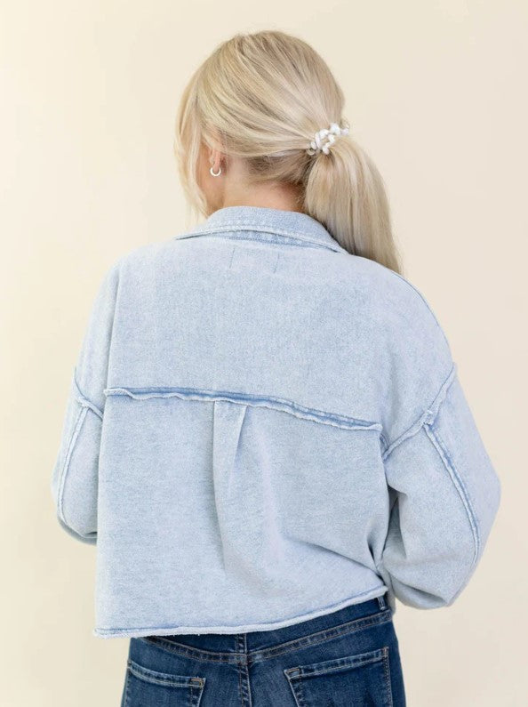 Abbott Knit Denim Jacket