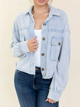 Load image into Gallery viewer, Abbott Knit Denim Jacket
