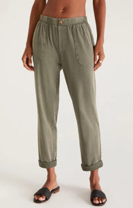 Olive Kendall Jersey Pant