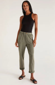 Olive Kendall Jersey Pant